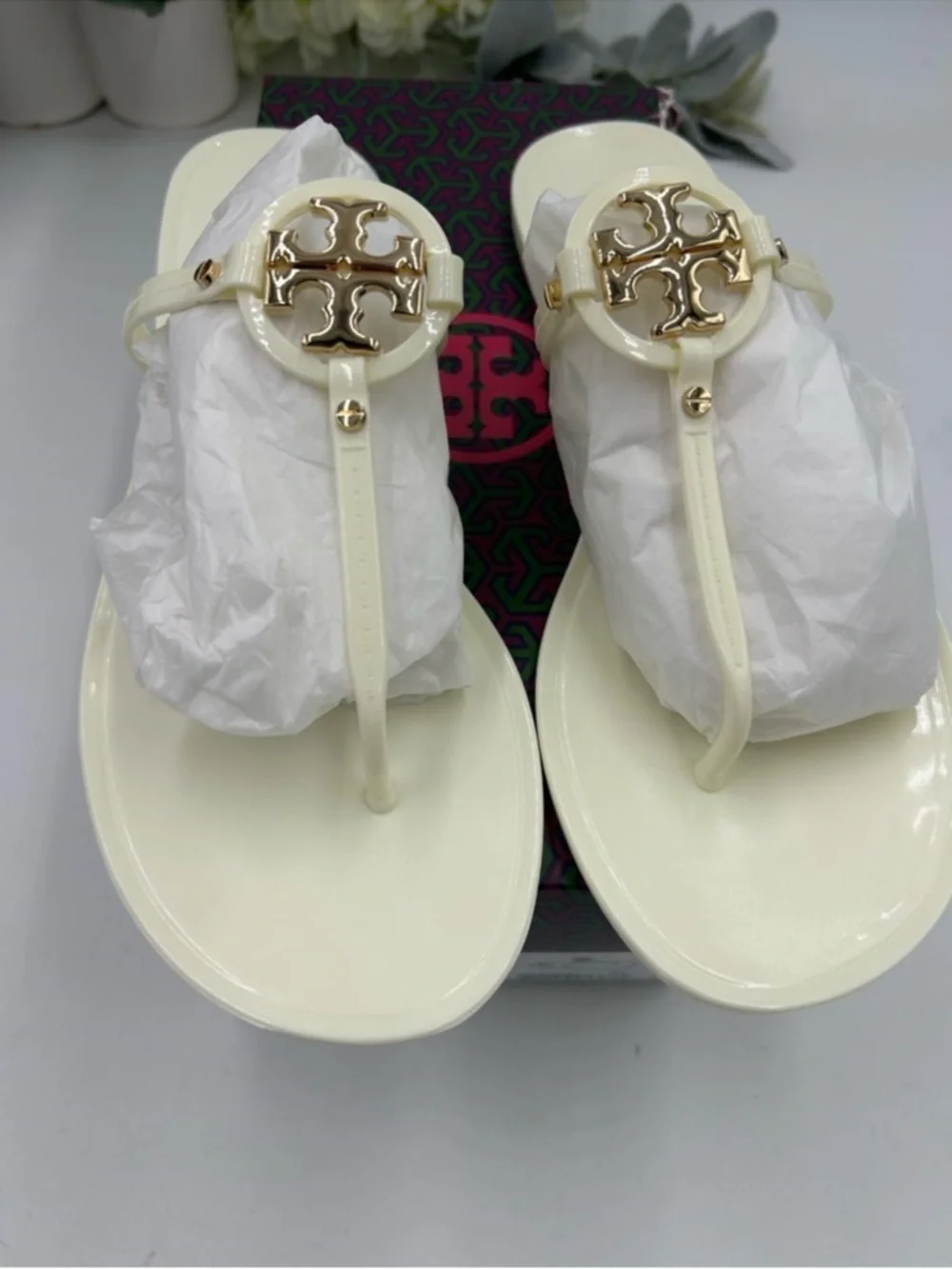 Women’s Tory BURCH thong jelly, sandal size 11 NWT